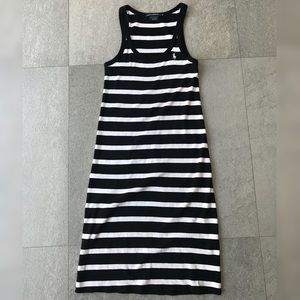 Ralph Lauren Sport Black And white Striped Dress